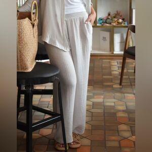 Felicite FLC Smocked Pant birch Color size 2 nwt